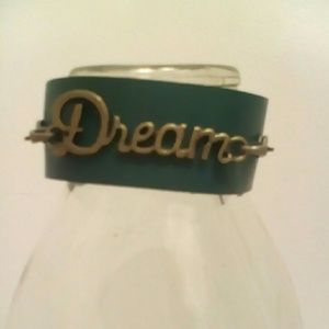 Dream leather bracelet